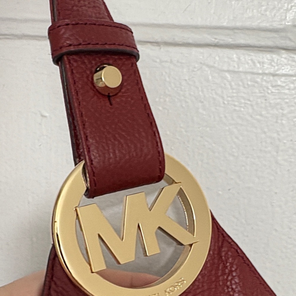 Michael Kors Rich Burgundy Hobo Bag - Picture 2 of 11